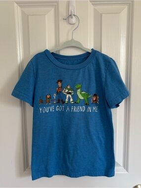 Target Blue Toy Story Graphic Tee with Characters
